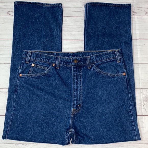 VINTAGE Levi’s 517 Dark Wash Orange Tab 1992 - Picture 1 of 16